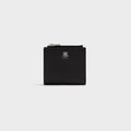 Kith Saffiano Leather Snap Wallet - Black