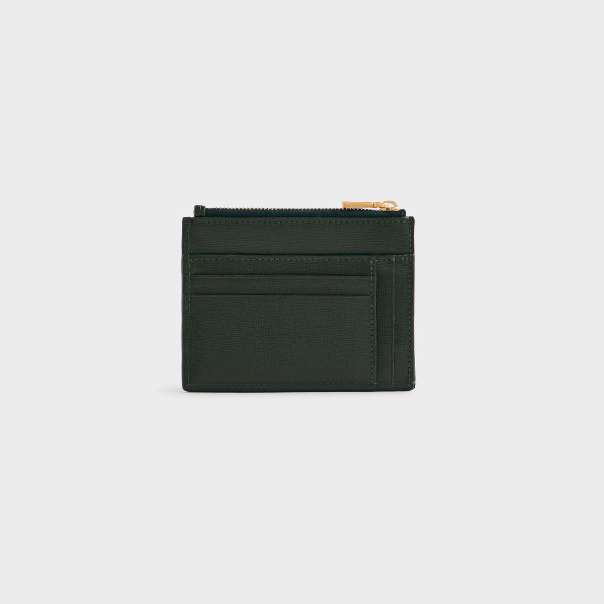 Kith Saffiano Leather Zip Card Case - Stadium