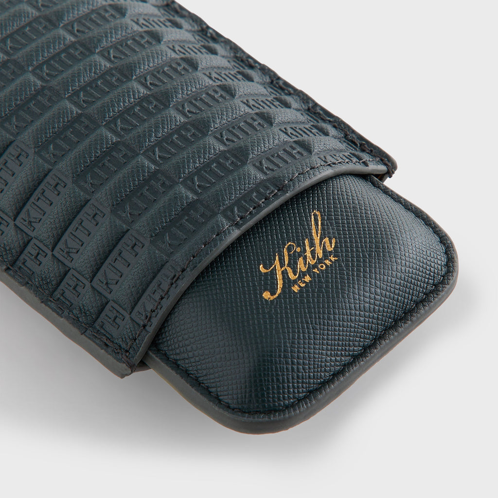 Kith Monogram Saffiano Leather Cigar Case - Stadium