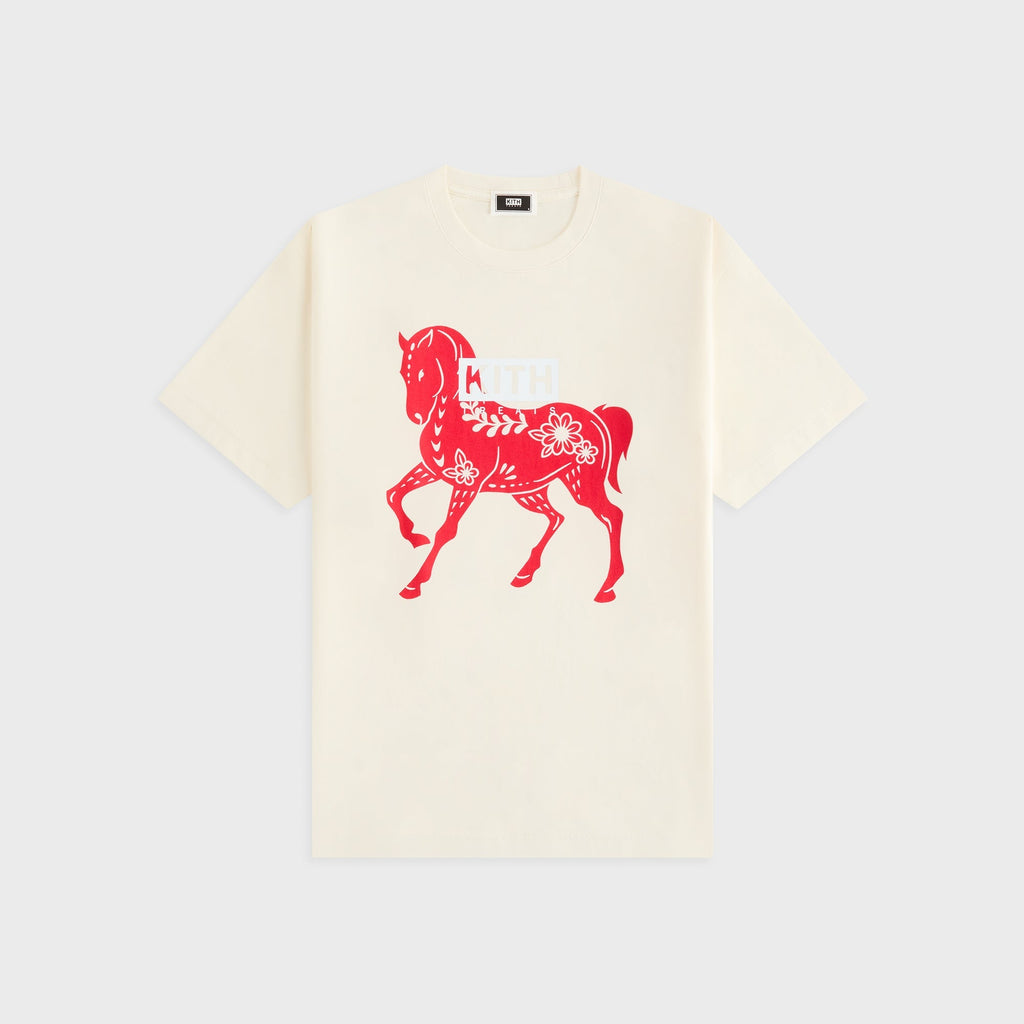 Kith Treats Year of the Horse Vintage Tee - Sandrift