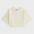 Kith Women Fei Waffle Cropped Tee - Sandrift