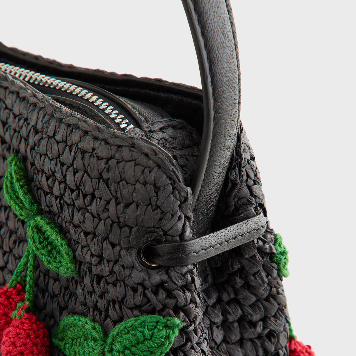 Kith Women Cherry Raffia Mini Katie - Black