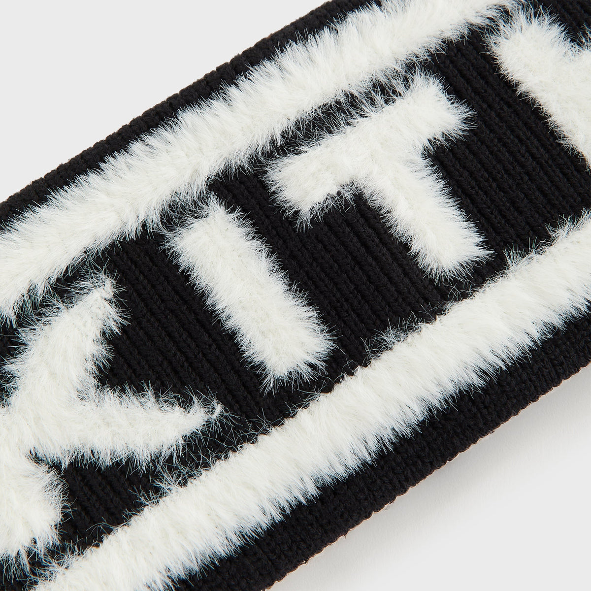 Kith Women Jacquard Rib Headband - Black