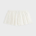 Kith Women Sashi Sheer Pleated Short - White