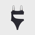 Kith Women Marik Asymmetrical One Piece - Black