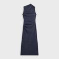 Kith Women Delphi Draped Sueded Gown - Black