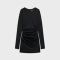 Kith Women Dione Long Sleeve Mini Romper - Black