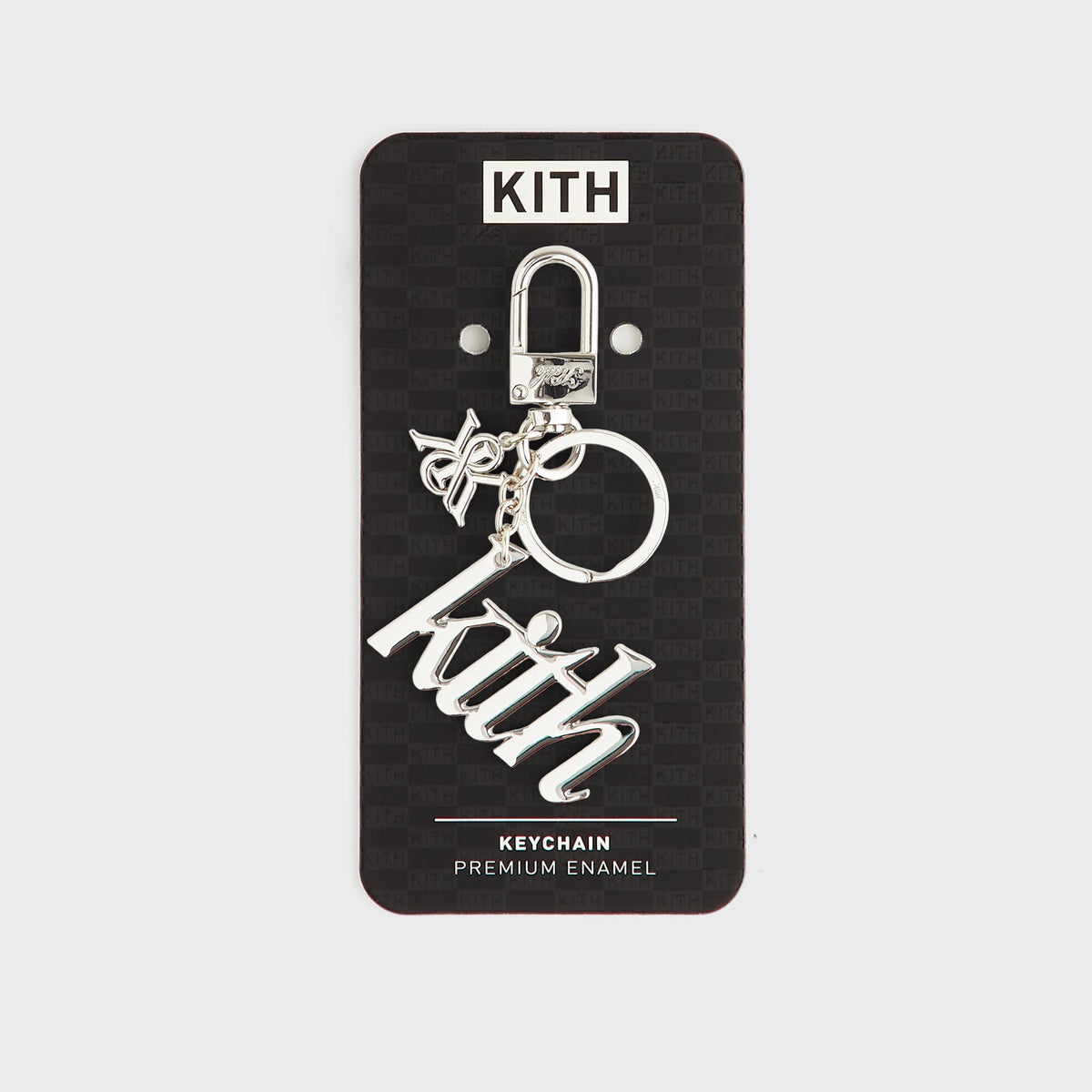 Kith Women Kith & Crest Keychain - Silver