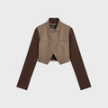 Kith Women Keshi Cropped Blazer - Incognito