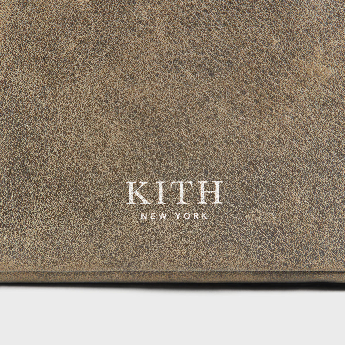 Kith Women Toast Distressed Leather Wallet Crossbody - Burnt