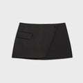 Kith Women Celeste Micro Wrap Skirt - Black