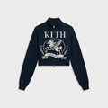 Kith Women Cropped Wyler Full Zip Pegasus Sweater - Placid