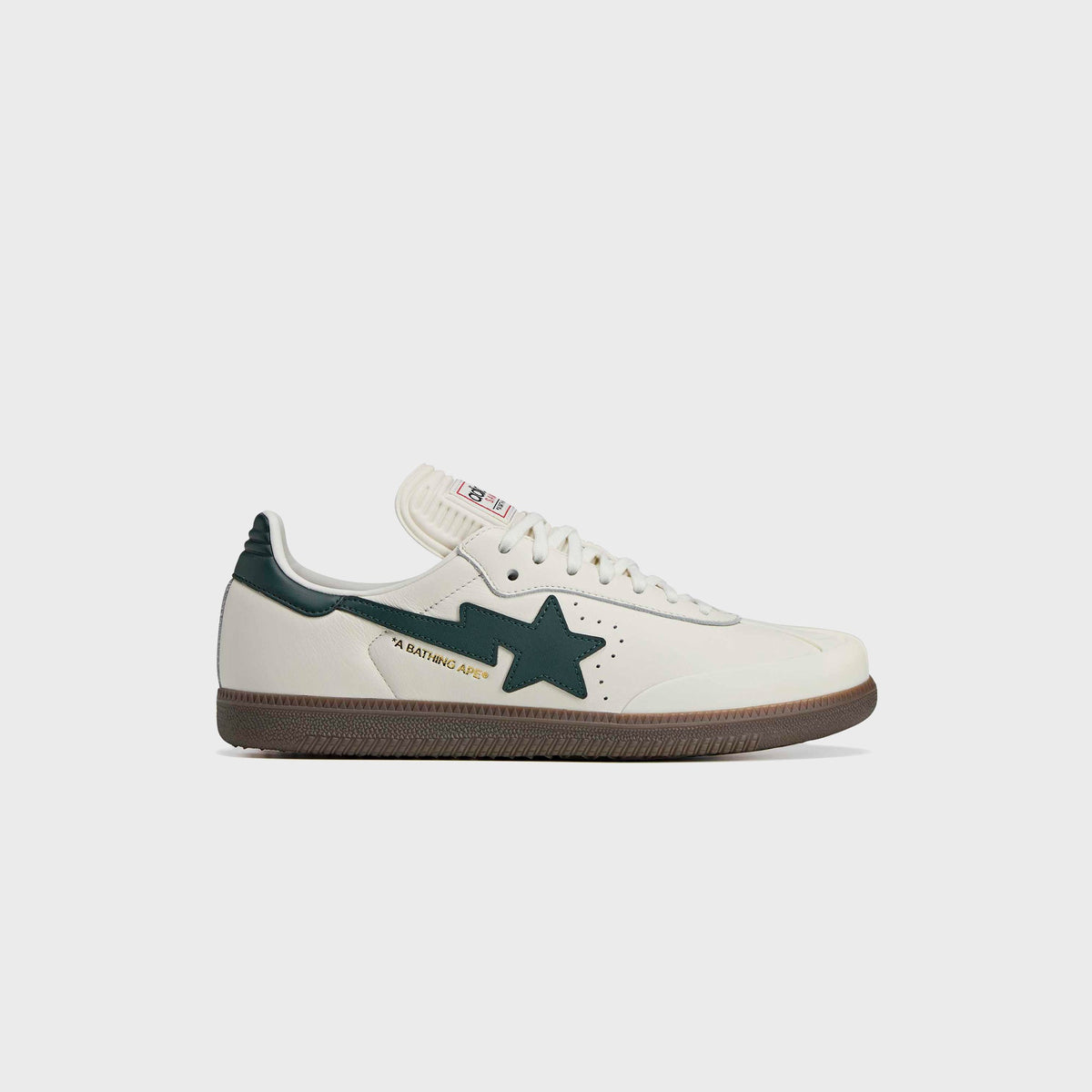 adidas x BAPE Samba - Off White / Shadow Green / Gum