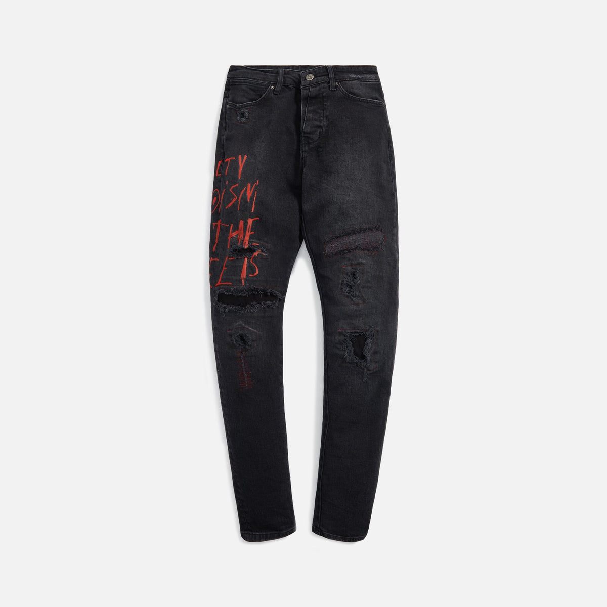 Ksubi Van Winkle Redback Trashed - Black