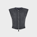 Ksubi Fate Top - Glitch Grey