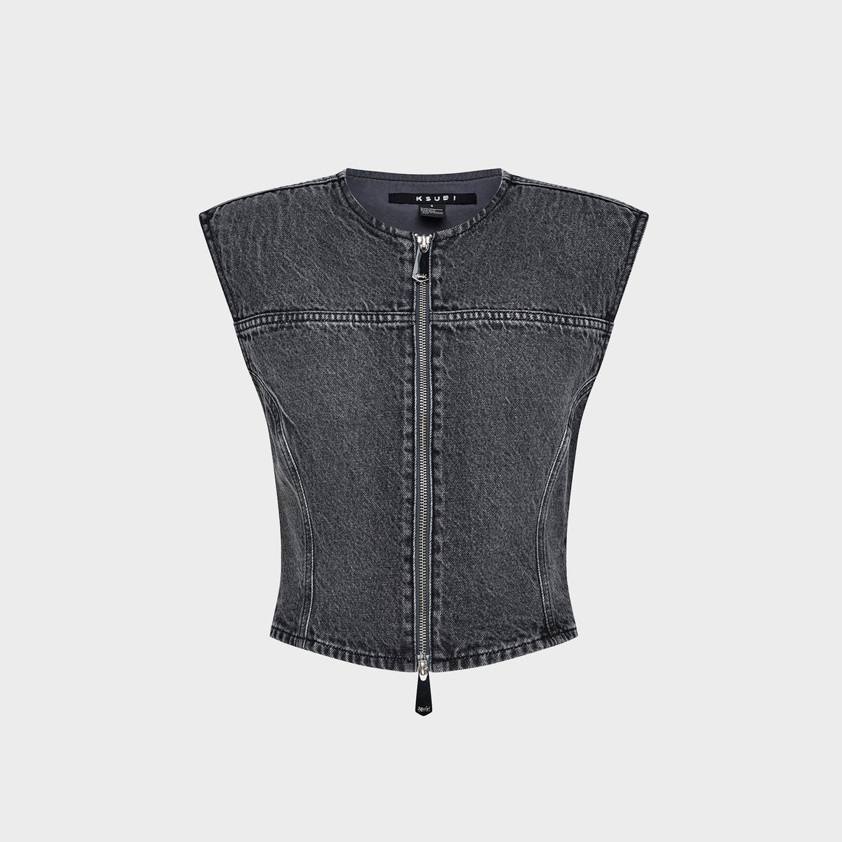 Ksubi Fate Top - Glitch Grey