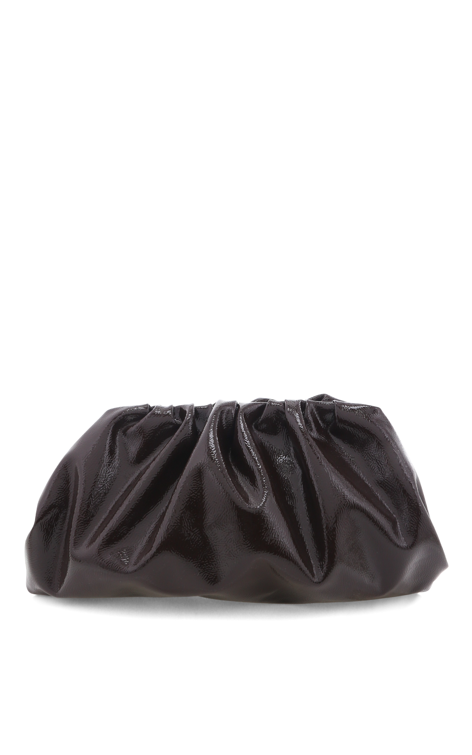 Billini - Kyla Clutch Bag in Chocolate Crinkle Patent