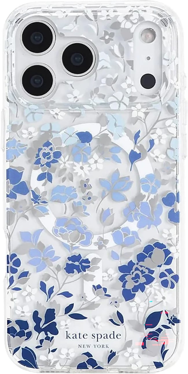 Kate Spade New York MagSafe Case for iPhone 18 Pro and iPhone 17 Pro in Flowerbed Blue - KS061214 - image 1