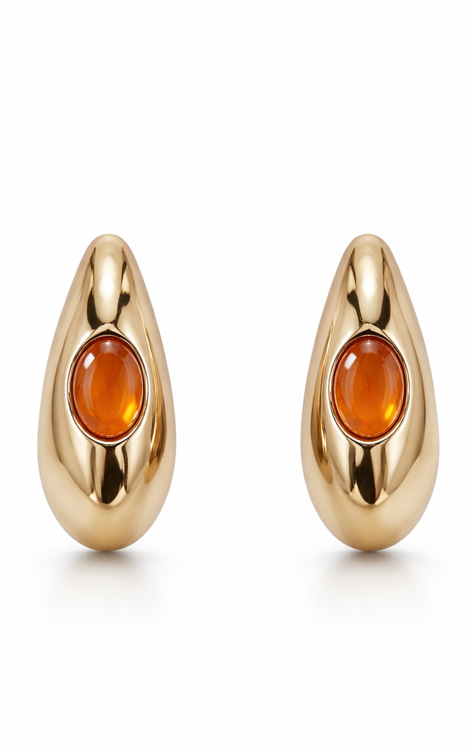 Kristie Earrings - Statement Stud Earrings in Gold