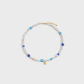Luv AJ Pearl Beaded Charm Necklace - New York Yankees