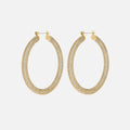 Luv AJ The Pave Amalfi Hoop Earrings - Gold