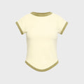 The Line by K Lavi Terry Tee - Baby Yellow