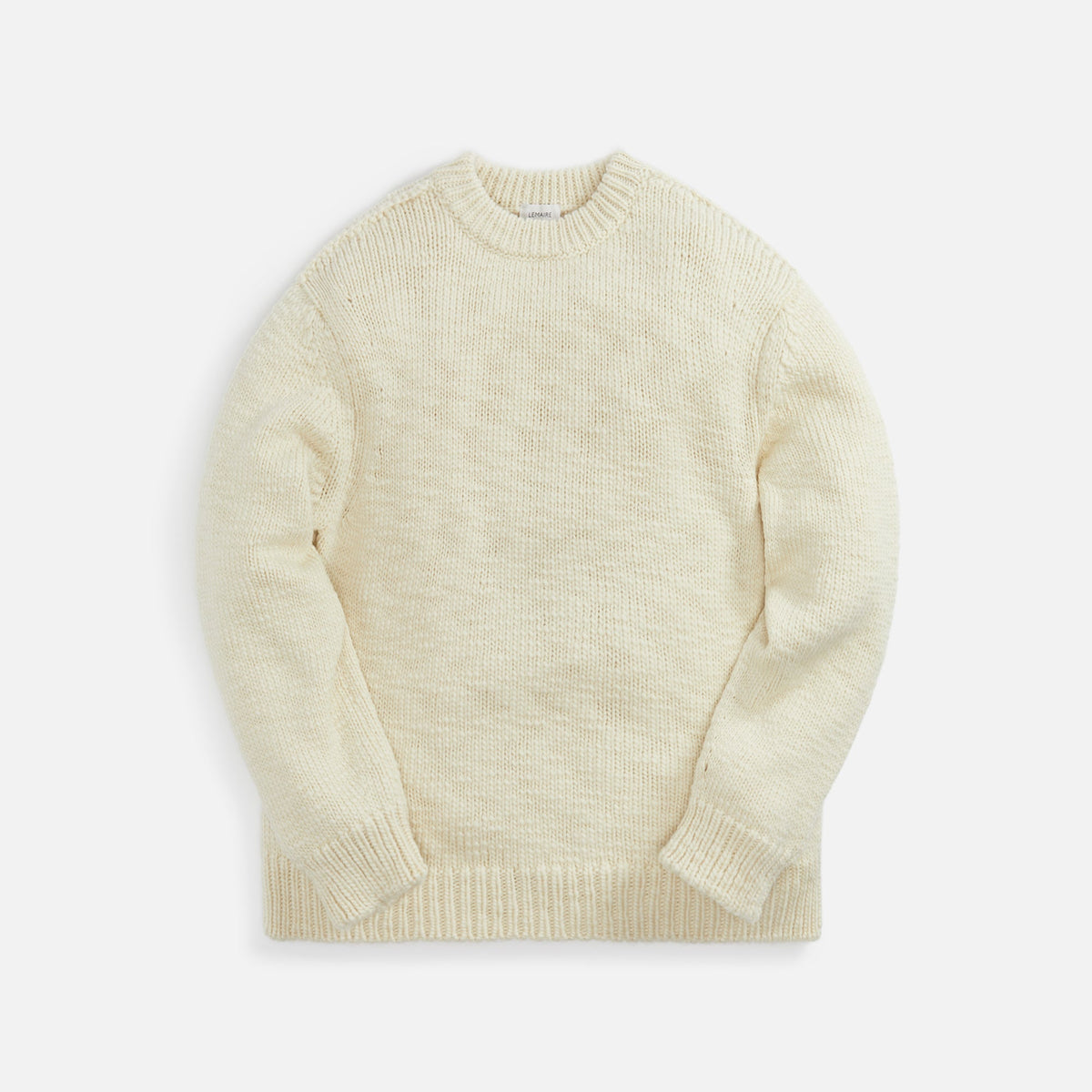Lemaire Chunky Sweater - Light Cream