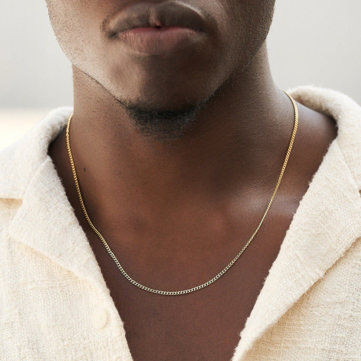 GLD PROMO Micro Cuban in Yellow Gold - 2mm