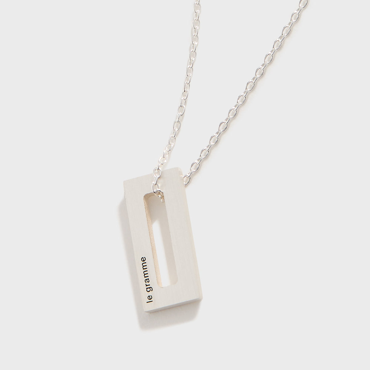 Le Gramme 1.5g Pendant With Chain - Sterling Silver