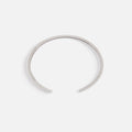 Le Gramme 7g Bracelet Slick Brushed 925 Black Sterling Silver -Silver / Black