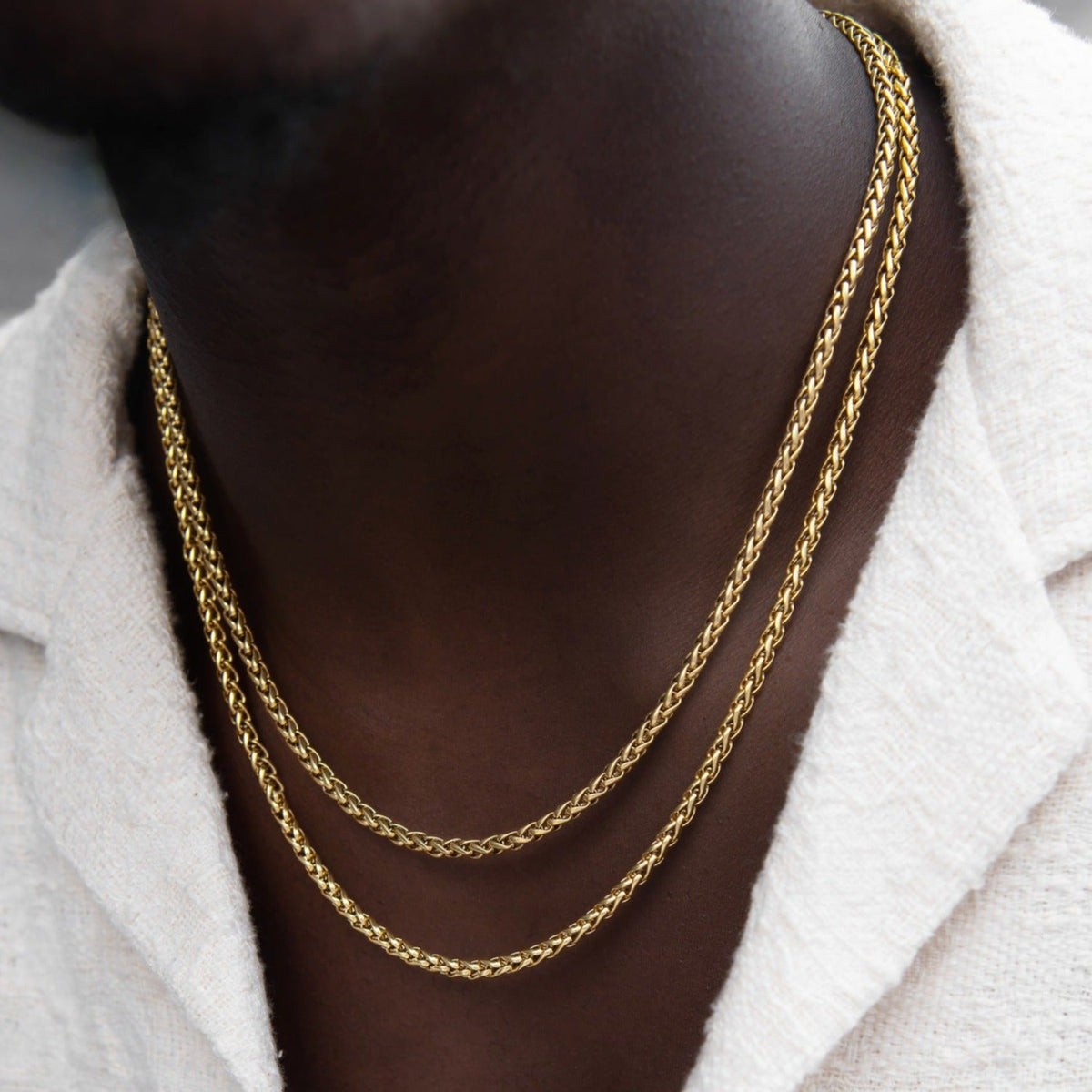 GLD PROMO Palm Chain in Yellow Gold - 4mm