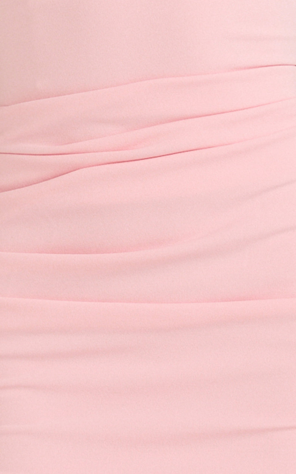 Lani Midi Dress - Scooped Neckline Draped Skirt Halter Dress in Pink