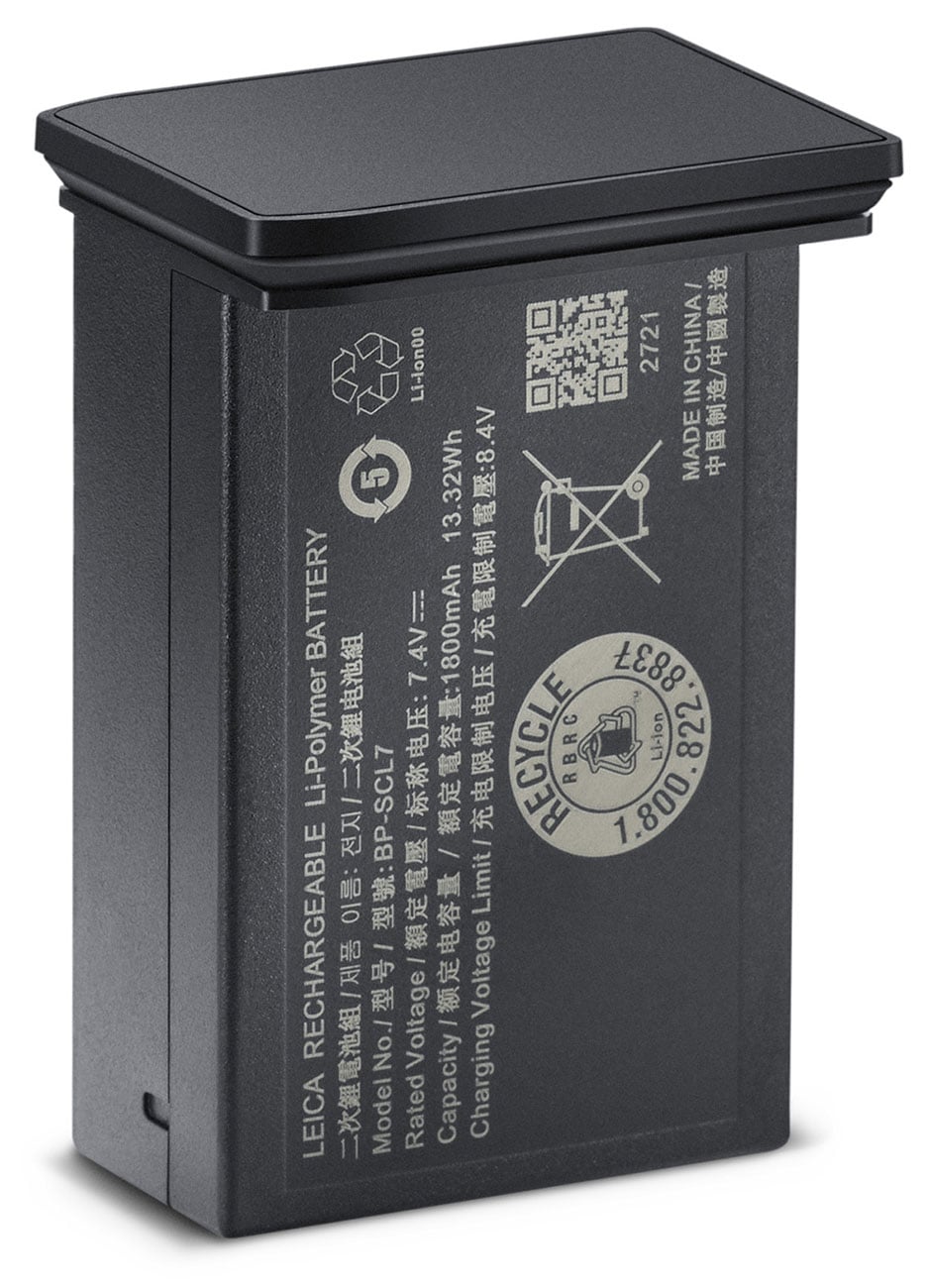 Leica Black BP-SCL7 Lithium-Ion Battery - 24026 - image 1