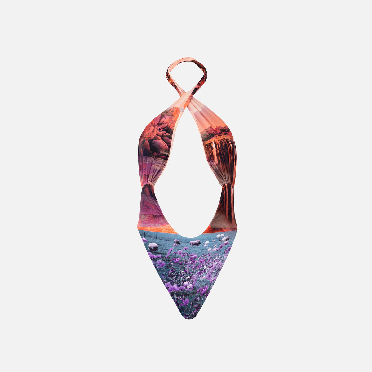 Miaou Demi One Piece Swimsuit - Oasis