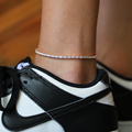 GLD PROMO - WOMEN Diamond Tennis Anklet in Rose Gold- 2mm