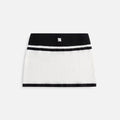 MISBHV Fluffy Cannes Mini Skirt - White