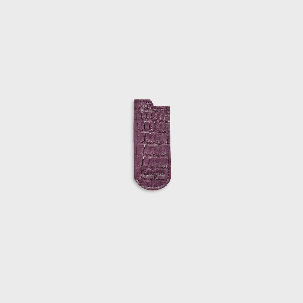 Malagon Croc Lighter Cover - Deep Purple