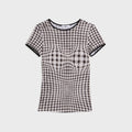 Miaou Mini Tee - Black / White