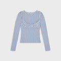 Miaou Cara Top - Blue Stripe