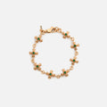 Emanuele Bicocchi Green Zirconia Crest Bracelet - Gold