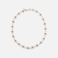 Emanuele Bicocchi Black Zirconia Crest Necklace - Silver