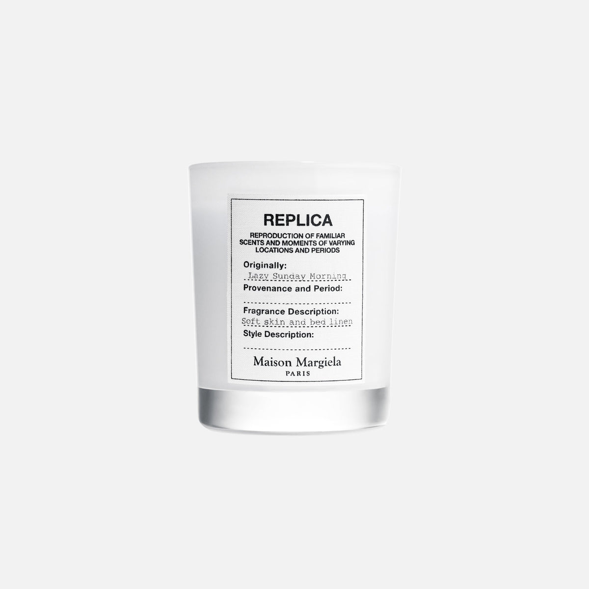 Maison Margiela Replica Lazy Sunday Morning Candle