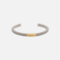 Margiela Intricate Carved Cuff Bracelet - Silver
