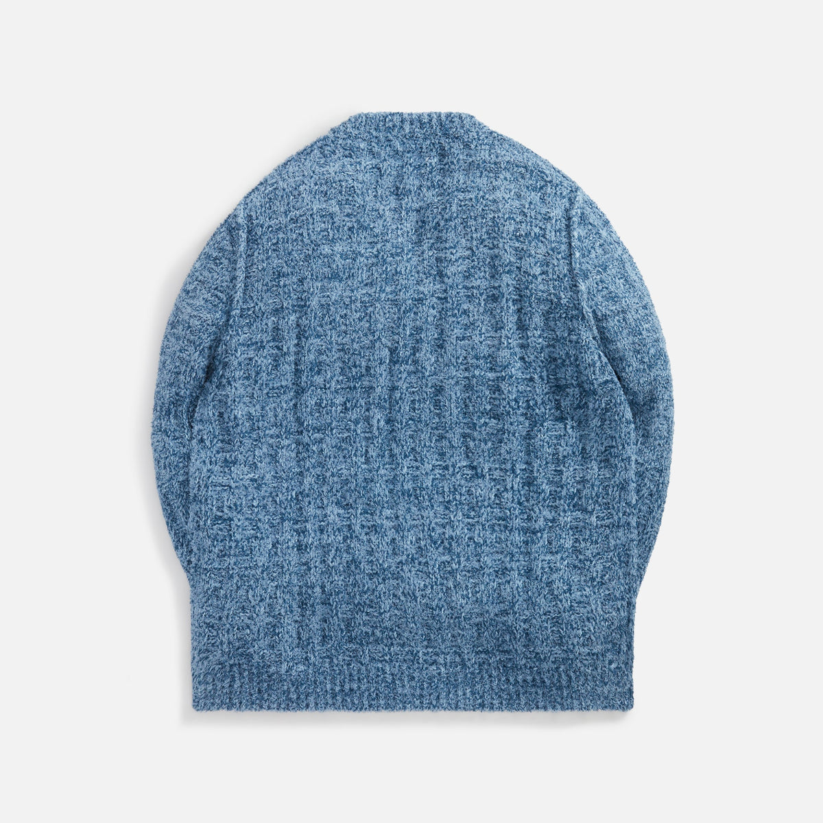 Margiela Gauge 3 Povero Denim Boucle Sweater - Light Blue