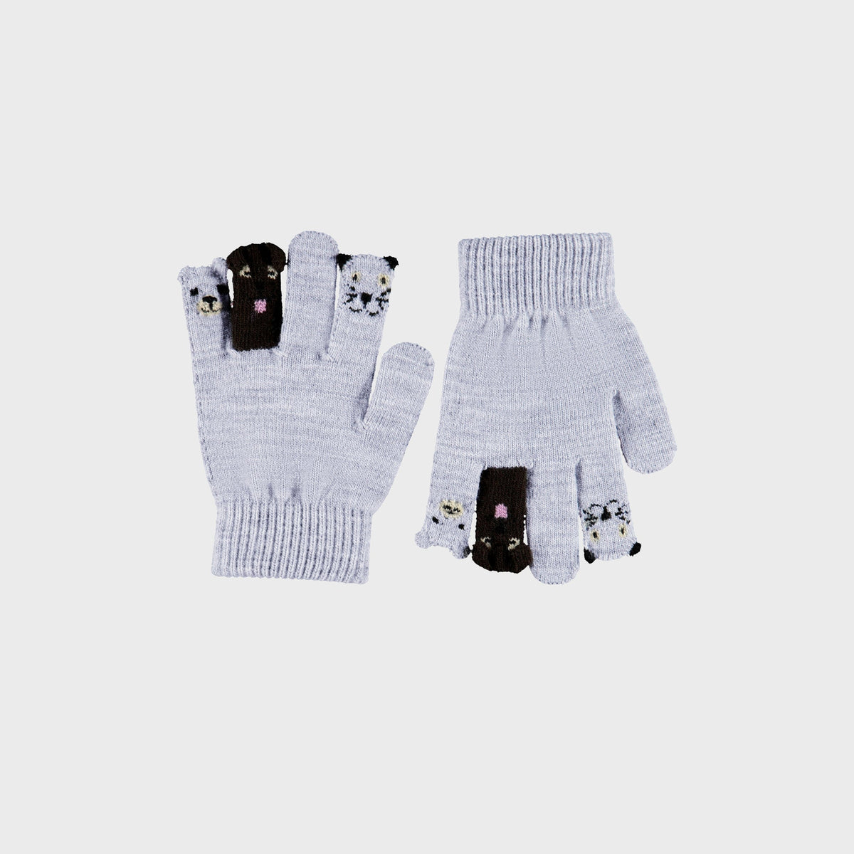 MOLO Kids Kenau Gloves - Grey Melange