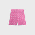 Marine Serre Moon Printed Jersey Mini Short - Pink