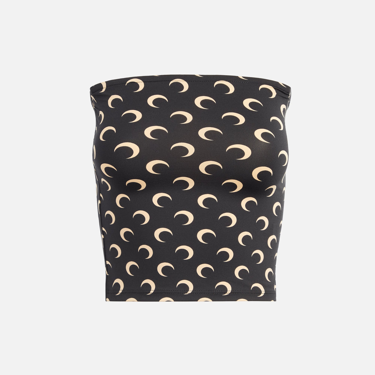 Marine Serre Recycled Moon Jersey Tube Top - Inverse Tan