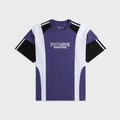 Martine Rose Oversized Panelled Tee - Purple Indigo