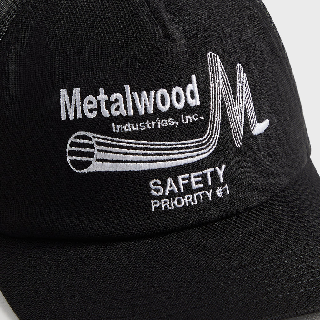 Metalwood Safety Trucker Cap - Black