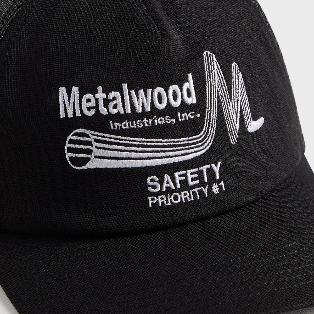 Metalwood Safety Trucker Cap - Black